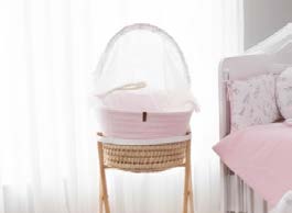 Waffline Moses Basket — classic soft basket for gentle sleep